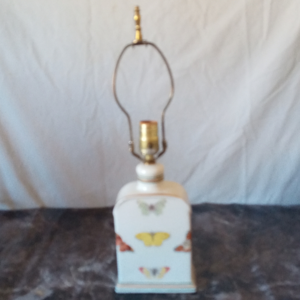 Vintage Small Butterfly Lamp